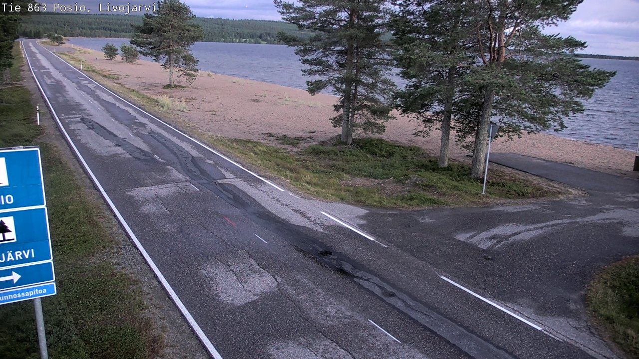 Kelikamerat Kuva Tie 863 Livojärvi, Posio, Lappi