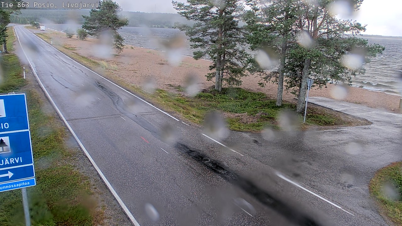Kelikamerat Kuva Tie 863 Livojärvi, Posio, Lappi