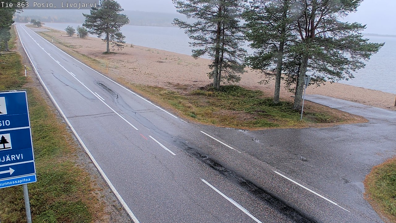 Kelikamerat Kuva Tie 863 Livojärvi, Posio, Lappi