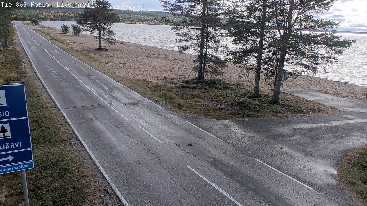 Kelikamerat Kuva Tie 863 Livojärvi, Posio, Lappi