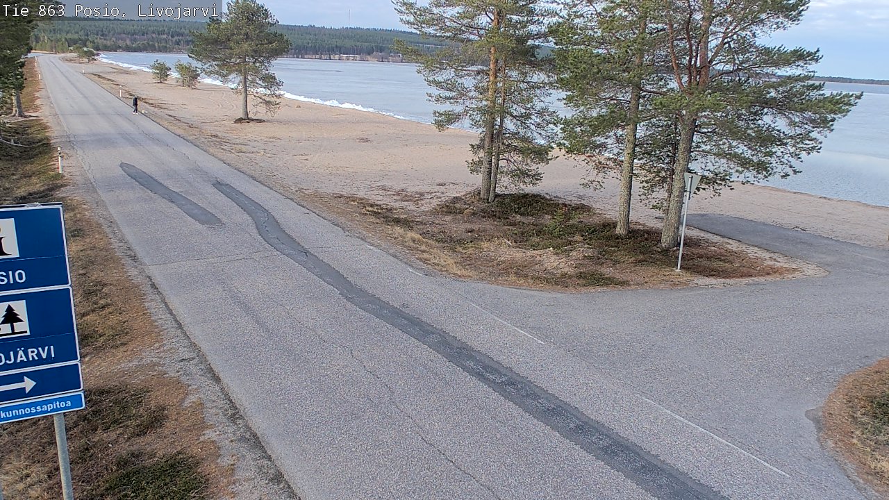 Kelikamerat Kuva Tie 863 Livojärvi, Posio, Lappi