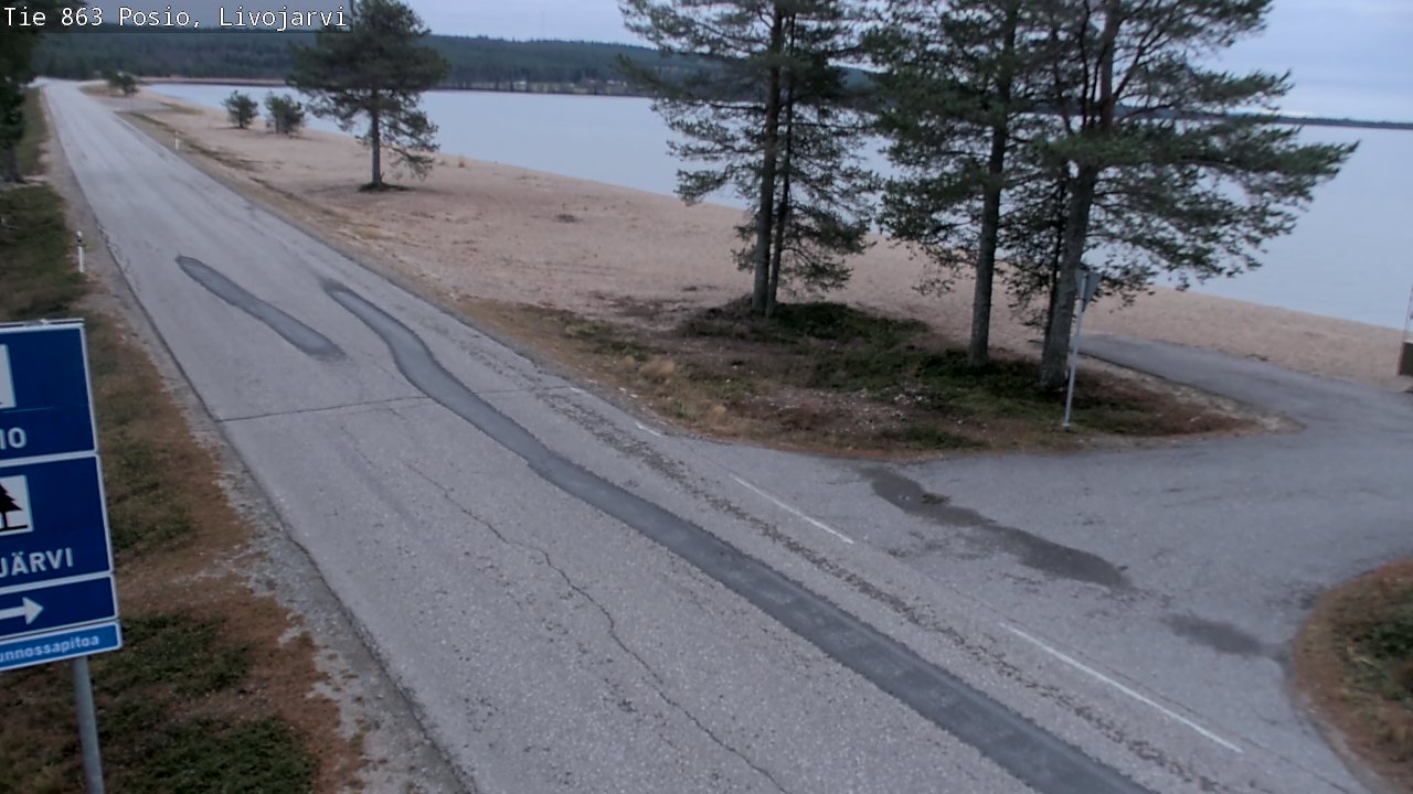 Kelikamerat Kuva Tie 863 Livojärvi, Posio, Lappi