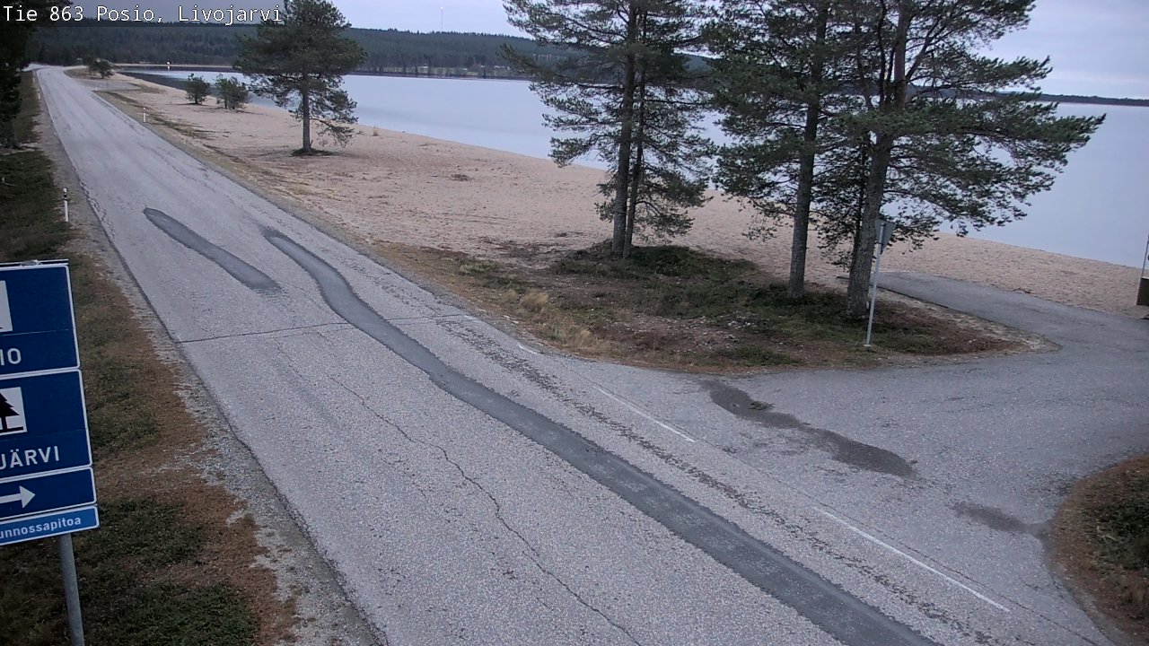 Kelikamerat Kuva Tie 863 Livojärvi, Posio, Lappi