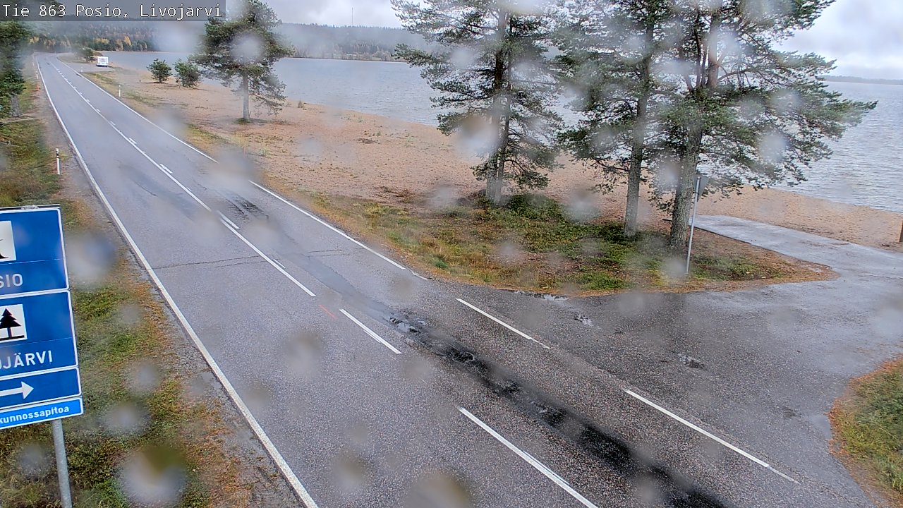 Kelikamerat Kuva Tie 863 Livojärvi, Posio, Lappi