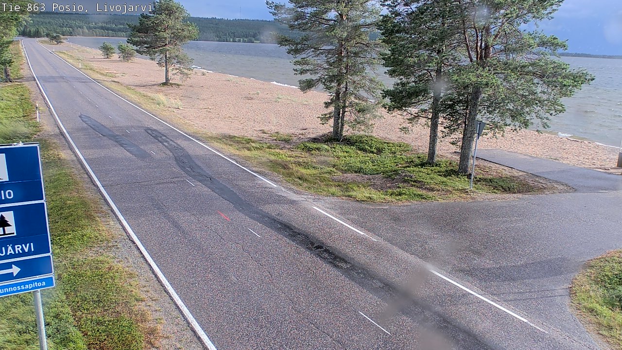 Kelikamerat Kuva Tie 863 Livojärvi, Posio, Lappi