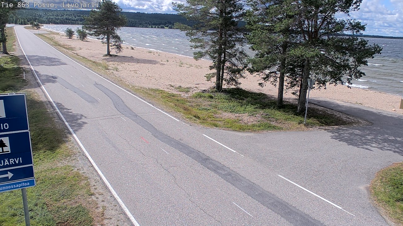 Kelikamerat Kuva Tie 863 Livojärvi, Posio, Lappi