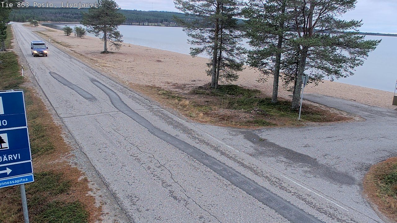 Kelikamerat Kuva Tie 863 Livojärvi, Posio, Lappi