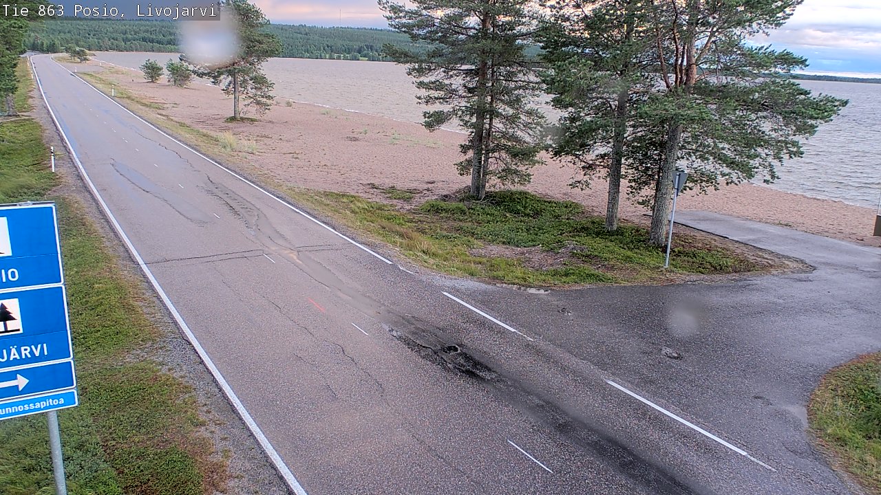 Kelikamerat Kuva Tie 863 Livojärvi, Posio, Lappi