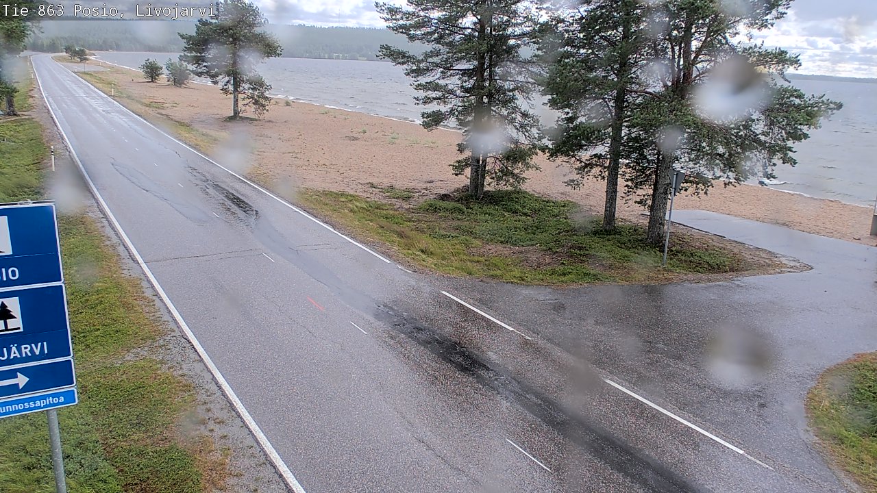 Kelikamerat Kuva Tie 863 Livojärvi, Posio, Lappi
