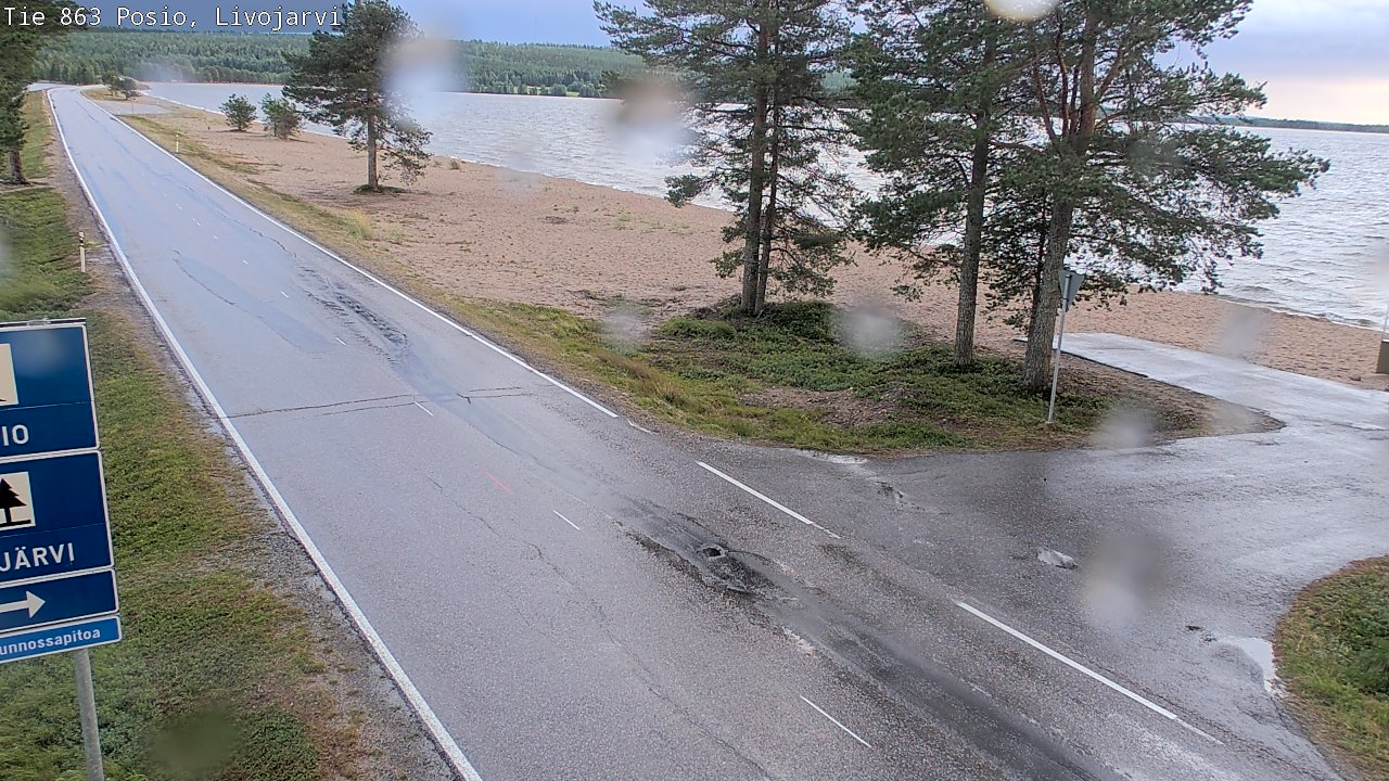 Kelikamerat Kuva Tie 863 Livojärvi, Posio, Lappi