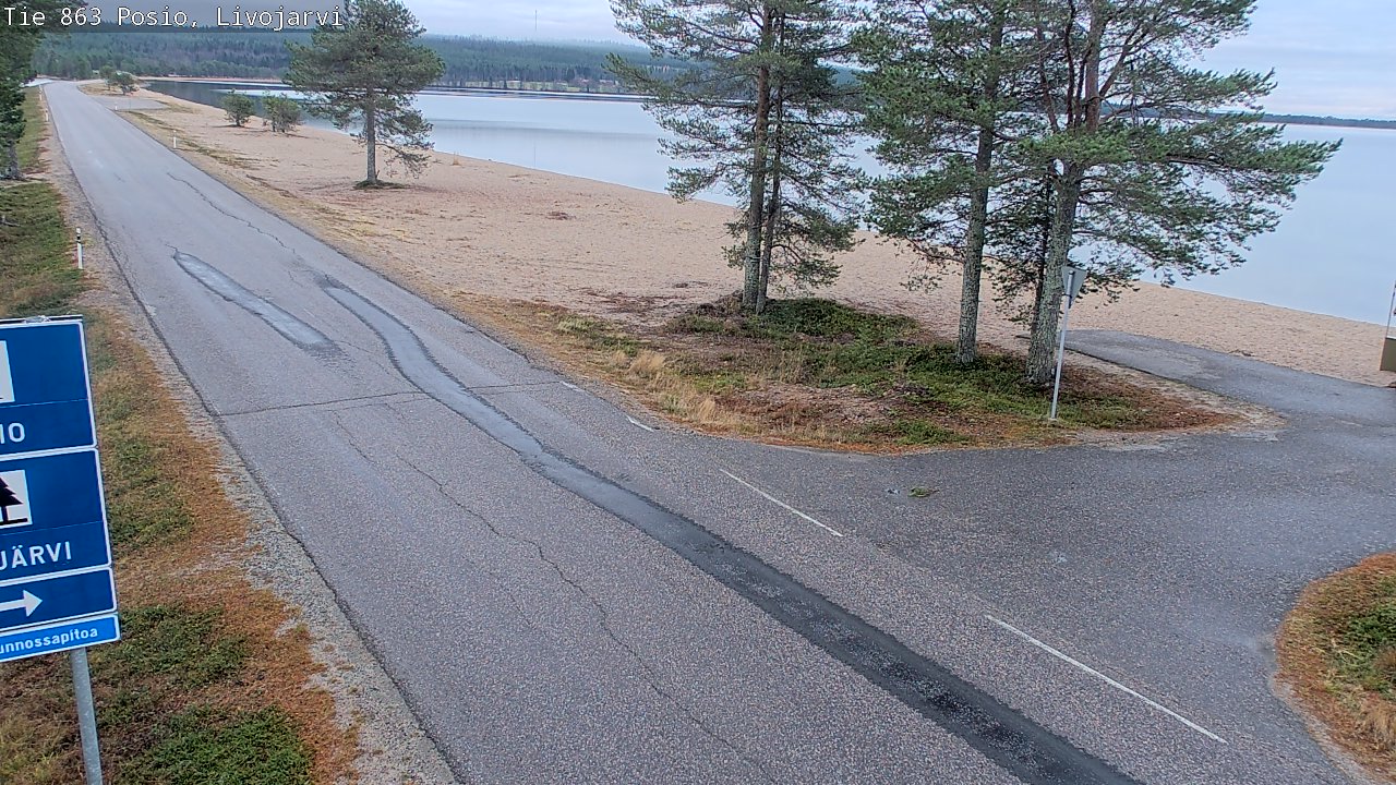 Kelikamerat Kuva Tie 863 Livojärvi, Posio, Lappi