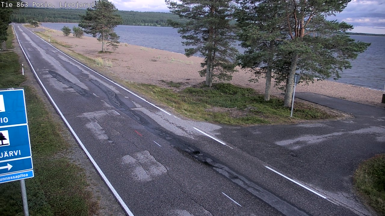 Kelikamerat Kuva Tie 863 Livojärvi, Posio, Lappi