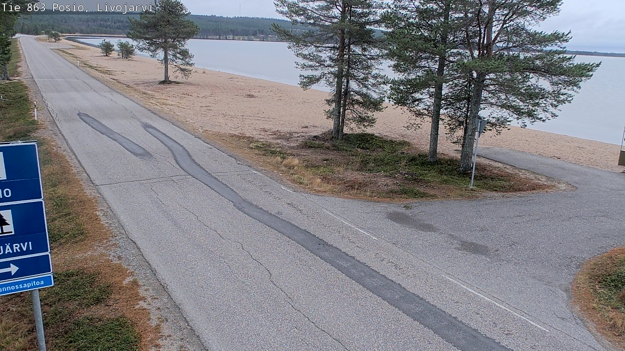 Kelikamerat Kuva Tie 863 Livojärvi, Posio, Lappi