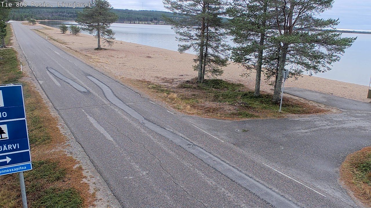 Kelikamerat Kuva Tie 863 Livojärvi, Posio, Lappi