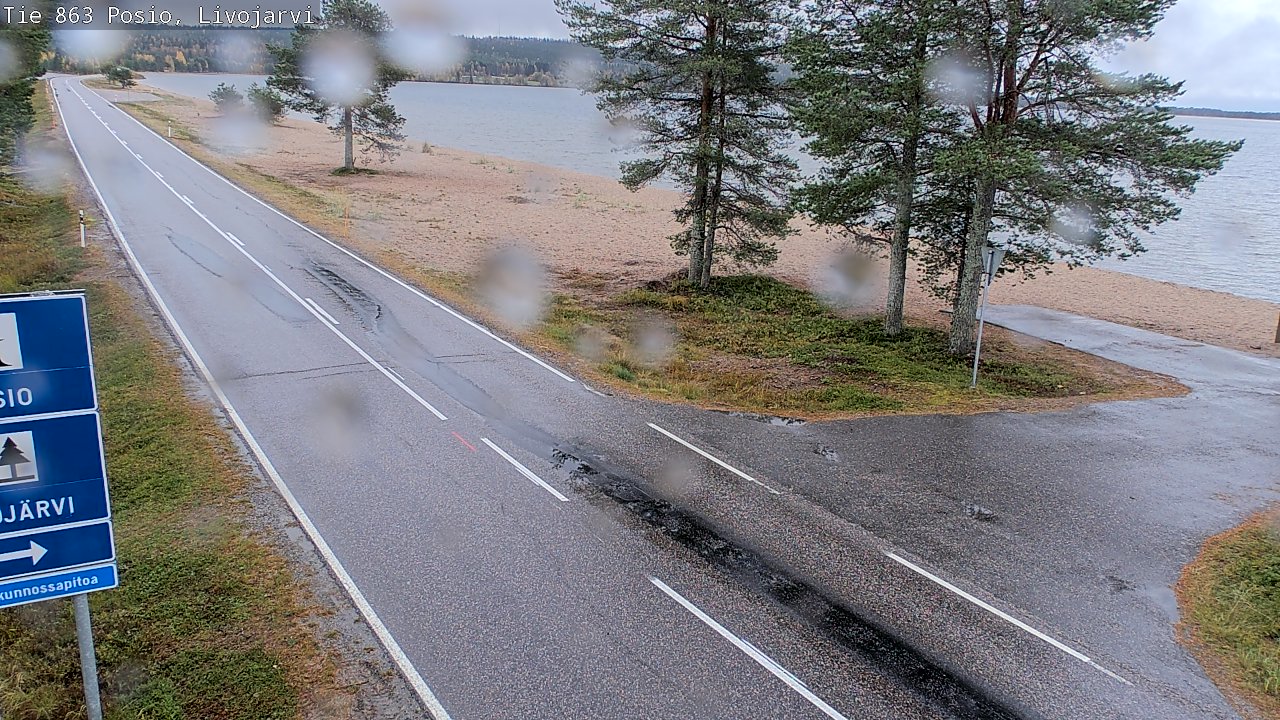 Kelikamerat Kuva Tie 863 Livojärvi, Posio, Lappi