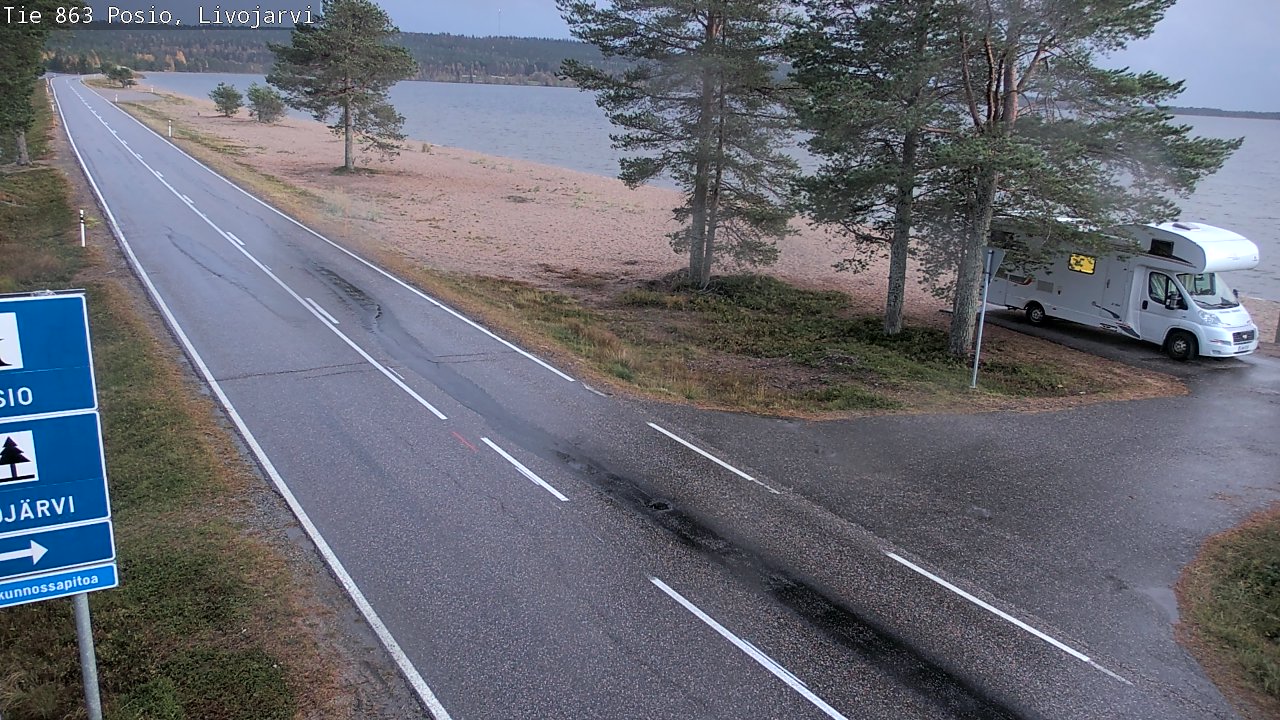 Kelikamerat Kuva Tie 863 Livojärvi, Posio, Lappi