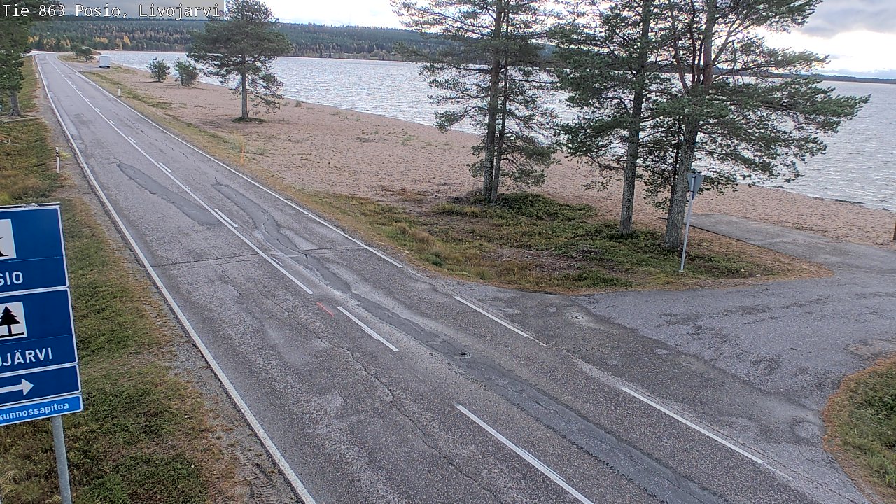 Kelikamerat Kuva Tie 863 Livojärvi, Posio, Lappi