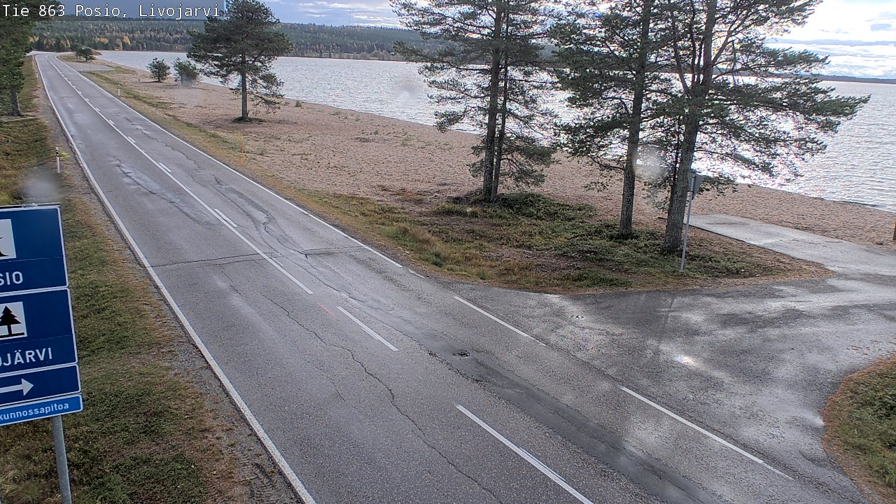 Kelikamerat Kuva Tie 863 Livojärvi, Posio, Lappi
