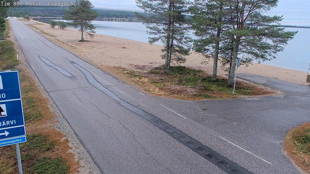 Kelikamerat Kuva Tie 863 Livojärvi, Posio, Lappi