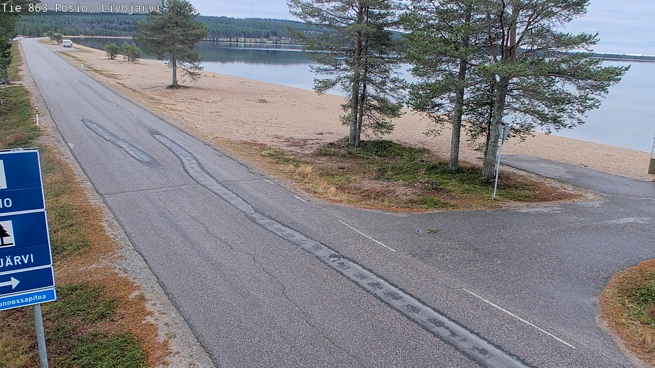 Kelikamerat Kuva Tie 863 Livojärvi, Posio, Lappi