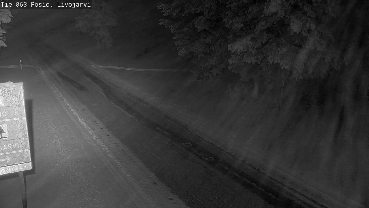 Kelikamerat Kuva Tie 863 Livojärvi, Posio, Lappi