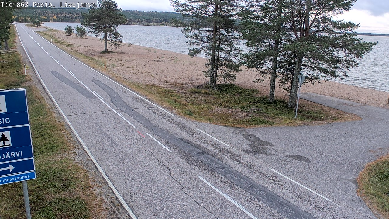 Kelikamerat Kuva Tie 863 Livojärvi, Posio, Lappi