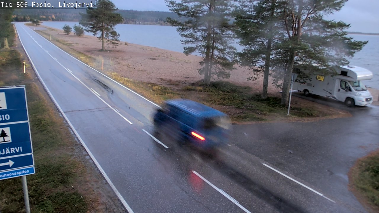 Kelikamerat Kuva Tie 863 Livojärvi, Posio, Lappi
