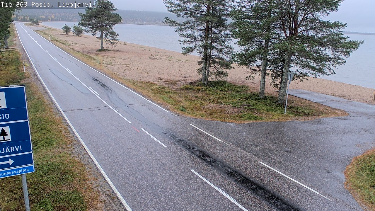 Kelikamerat Kuva Tie 863 Livojärvi, Posio, Lappi