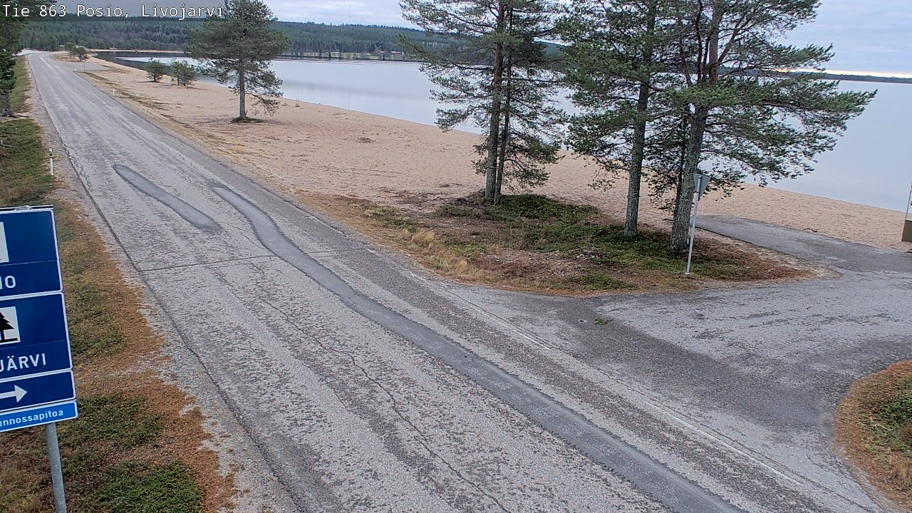 Kelikamerat Kuva Tie 863 Livojärvi, Posio, Lappi