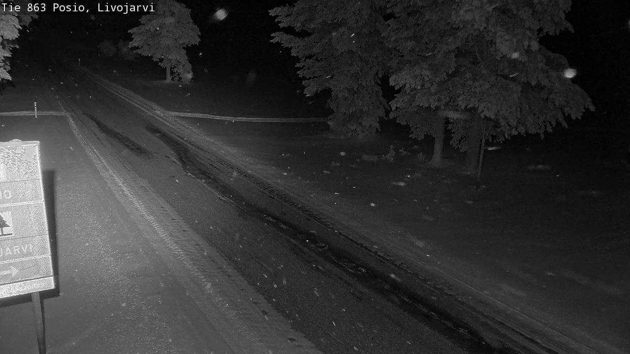 Kelikamerat Kuva Tie 863 Livojärvi, Posio, Lappi