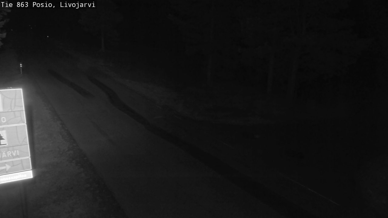 Kelikamerat Kuva Tie 863 Livojärvi, Posio, Lappi