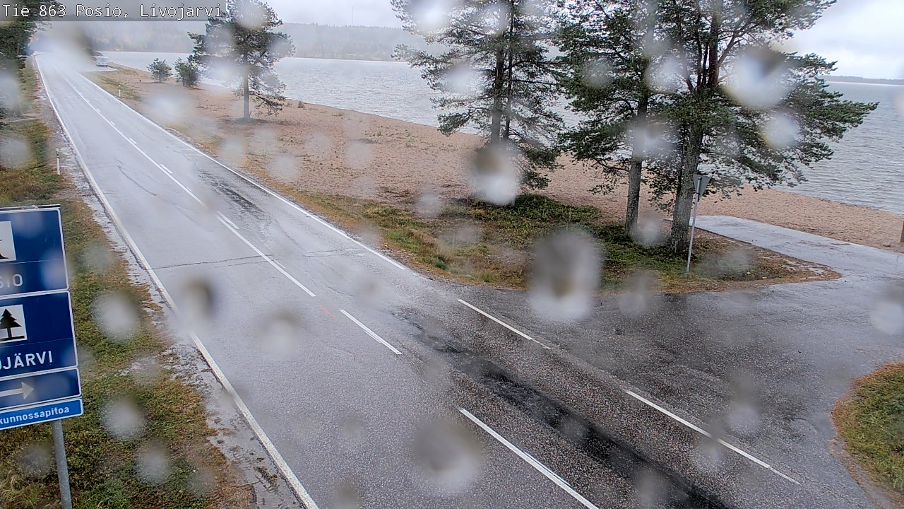 Kelikamerat Kuva Tie 863 Livojärvi, Posio, Lappi