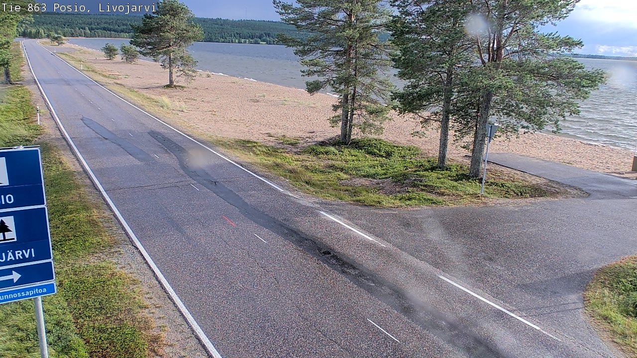 Kelikamerat Kuva Tie 863 Livojärvi, Posio, Lappi