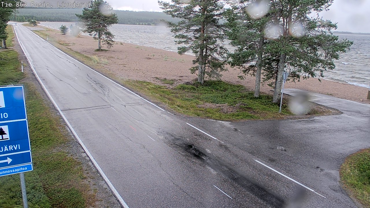 Kelikamerat Kuva Tie 863 Livojärvi, Posio, Lappi