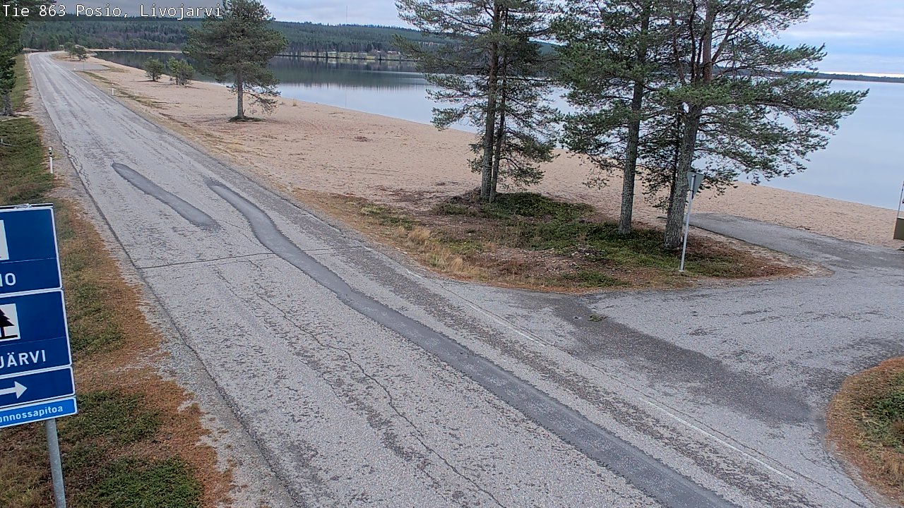 Kelikamerat Kuva Tie 863 Livojärvi, Posio, Lappi