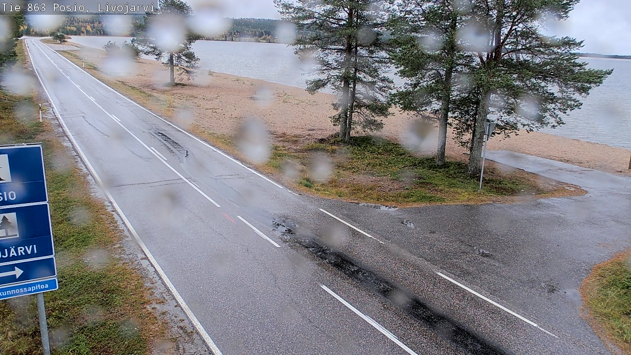 Kelikamerat Kuva Tie 863 Livojärvi, Posio, Lappi