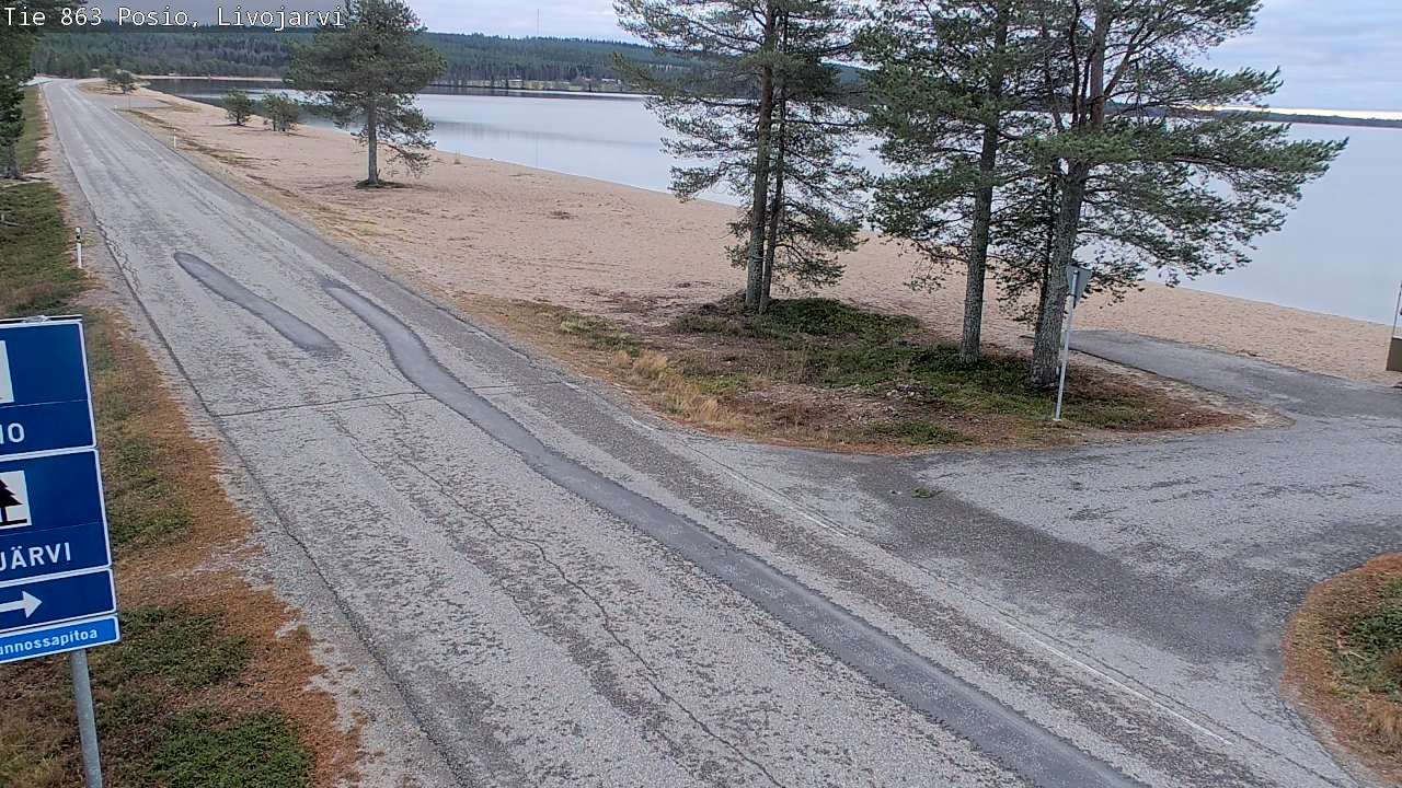 Kelikamerat Kuva Tie 863 Livojärvi, Posio, Lappi