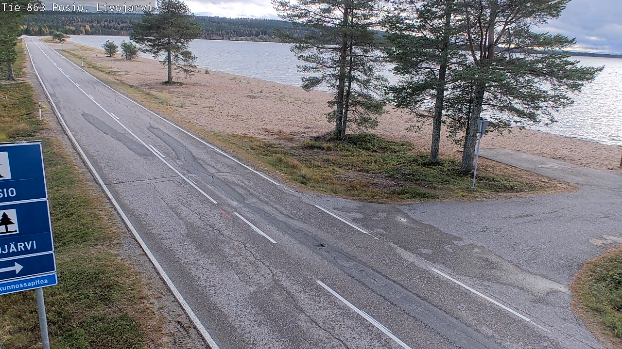 Kelikamerat Kuva Tie 863 Livojärvi, Posio, Lappi