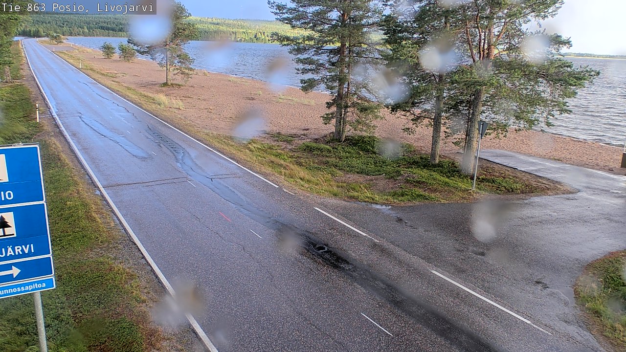 Kelikamerat Kuva Tie 863 Livojärvi, Posio, Lappi