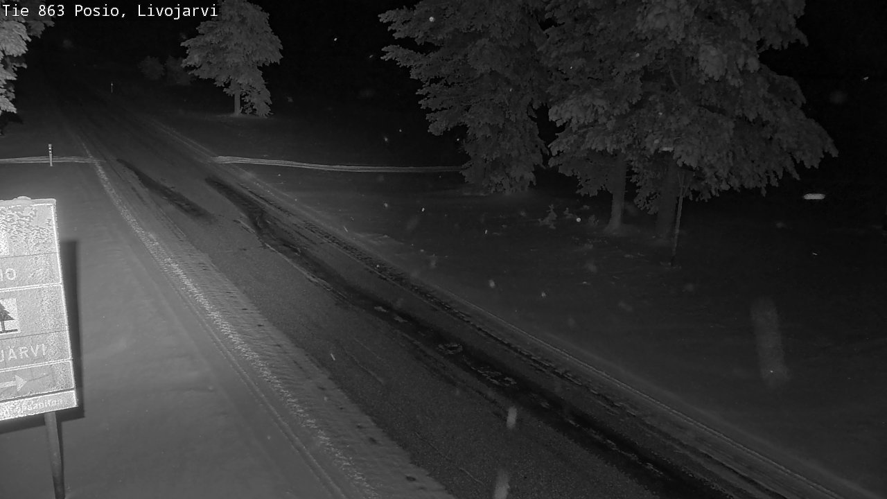 Kelikamerat Kuva Tie 863 Livojärvi, Posio, Lappi