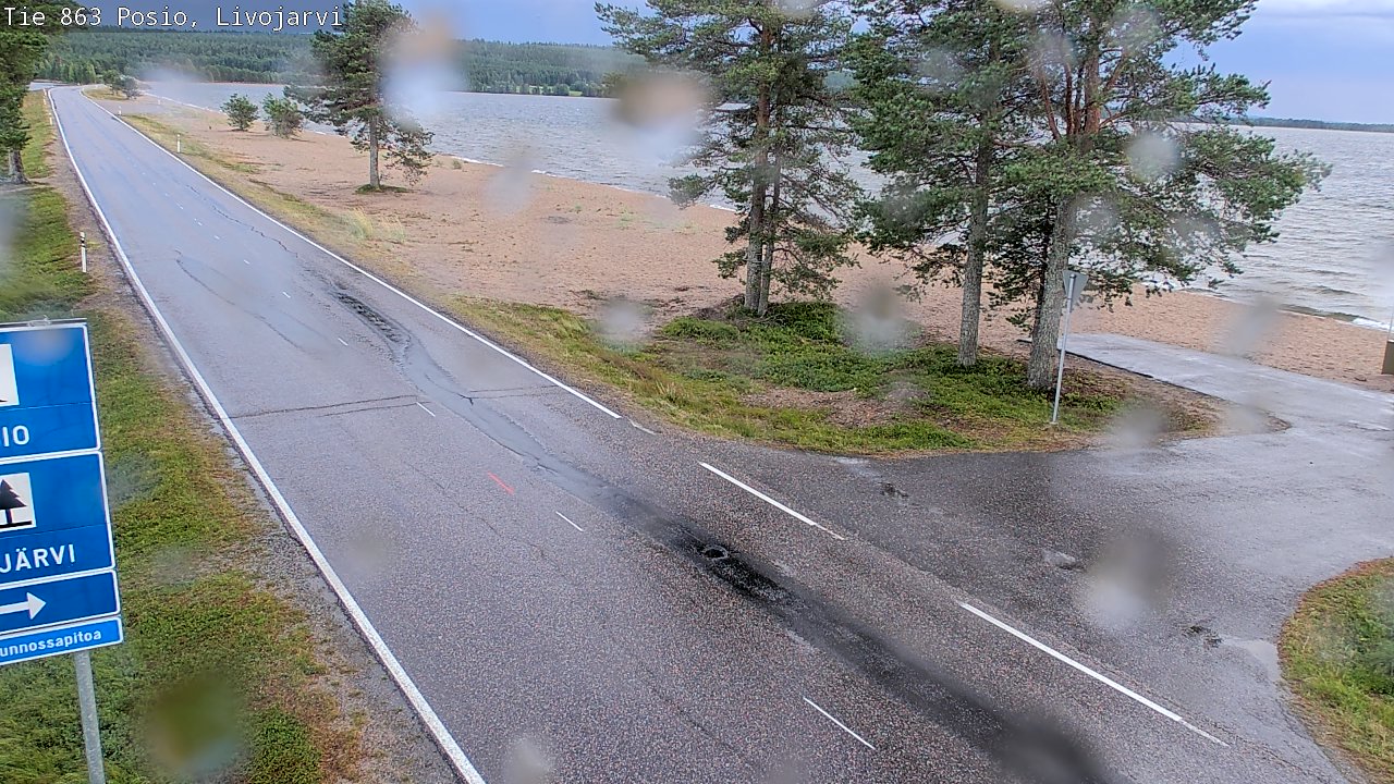 Kelikamerat Kuva Tie 863 Livojärvi, Posio, Lappi