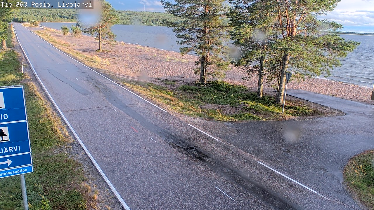 Kelikamerat Kuva Tie 863 Livojärvi, Posio, Lappi