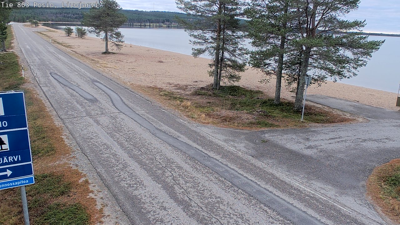 Kelikamerat Kuva Tie 863 Livojärvi, Posio, Lappi