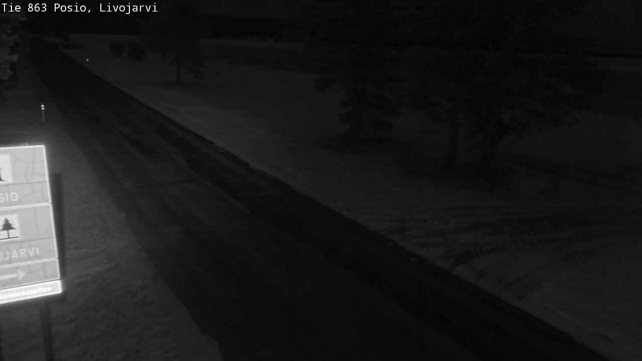 Kelikamerat Kuva Tie 863 Livojärvi, Posio, Lappi