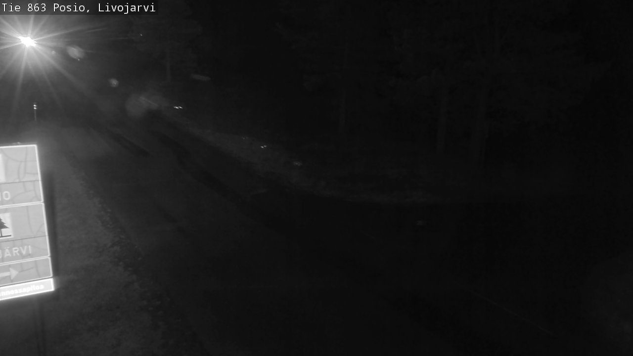 Kelikamerat Kuva Tie 863 Livojärvi, Posio, Lappi