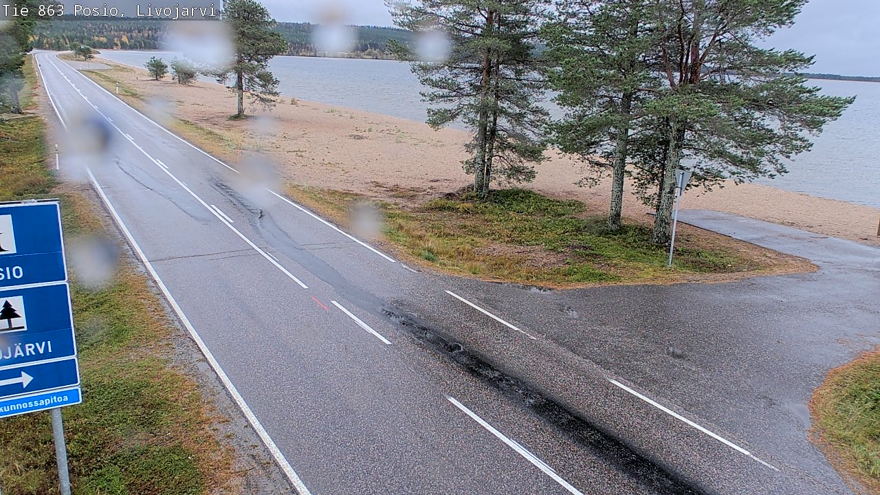 Weather Camera Image Road 863 Livojärvi, Posio, Lappi
