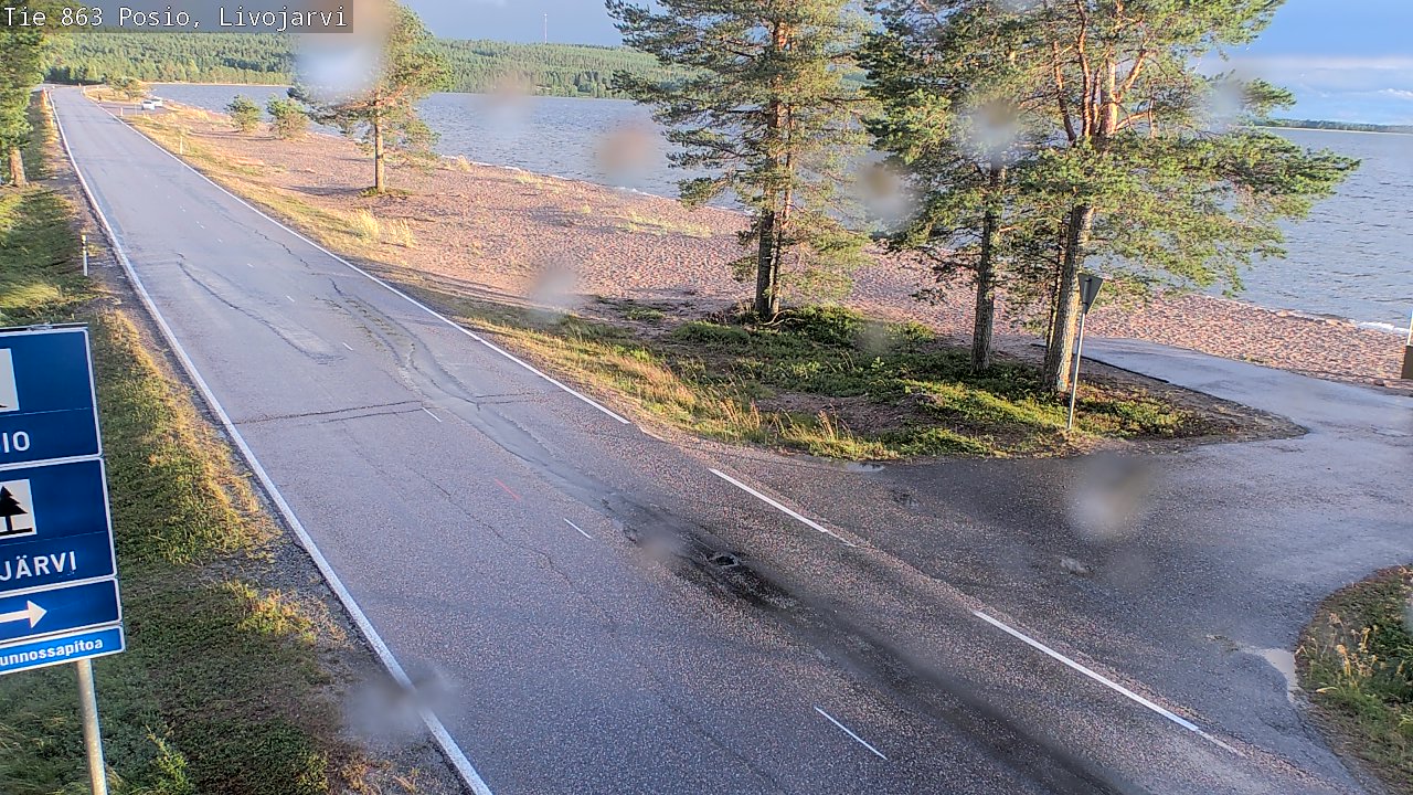 Kelikamerat Kuva Tie 863 Livojärvi, Posio, Lappi