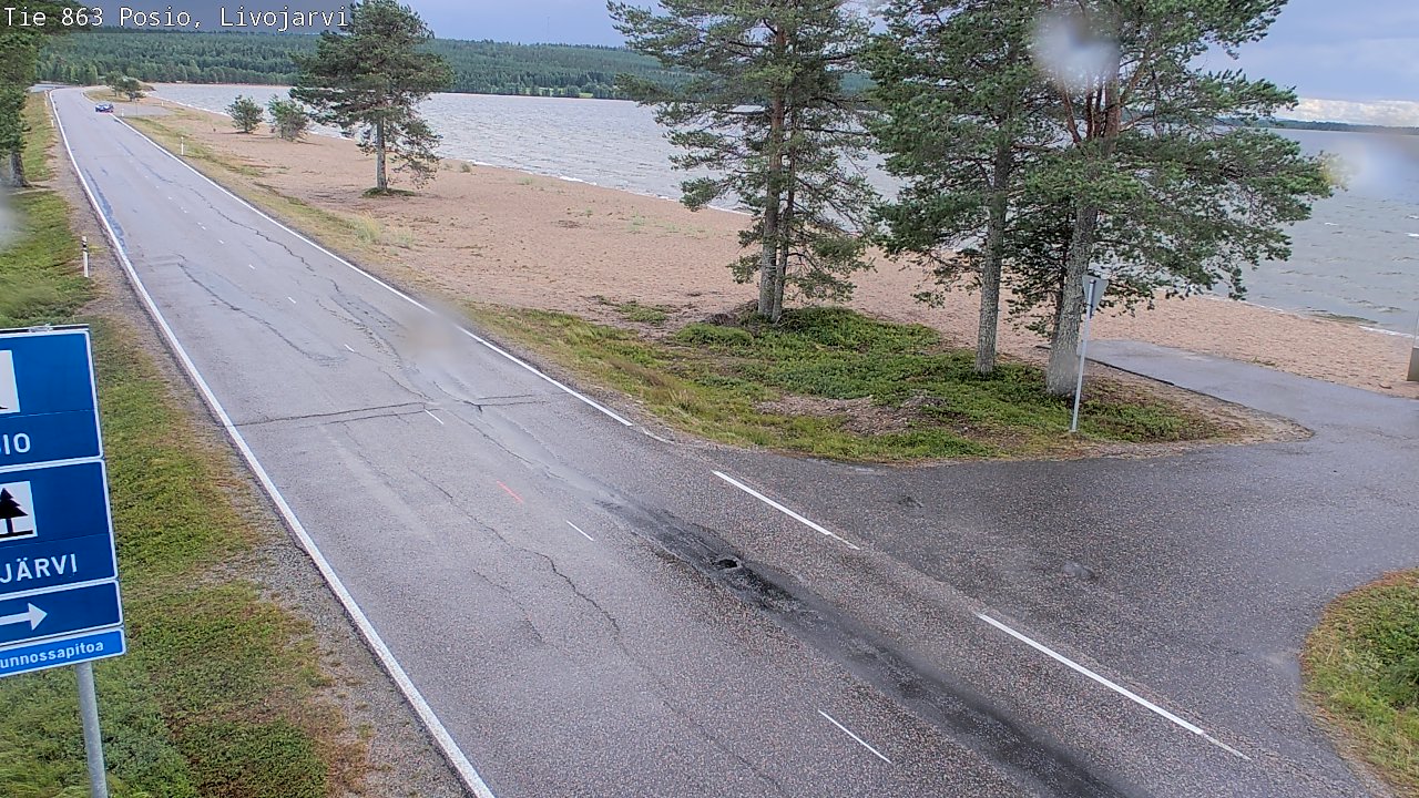 Kelikamerat Kuva Tie 863 Livojärvi, Posio, Lappi