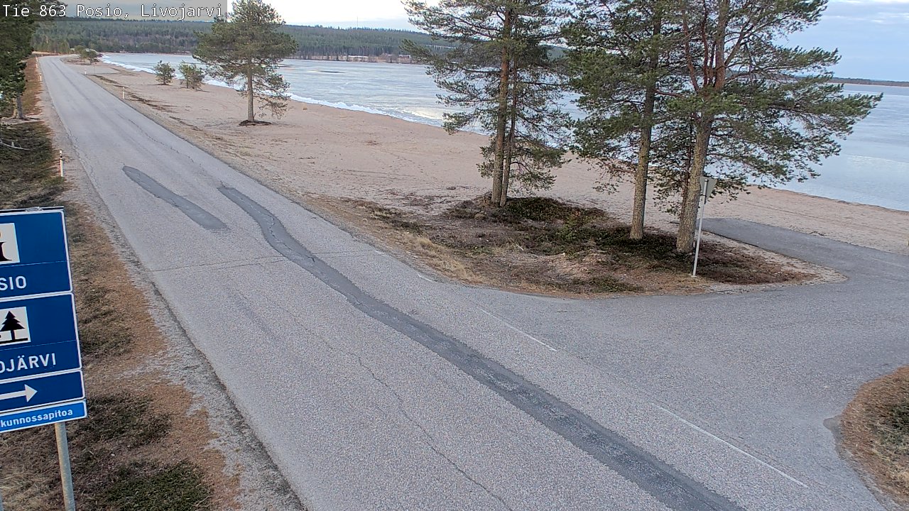 Kelikamerat Kuva Tie 863 Livojärvi, Posio, Lappi