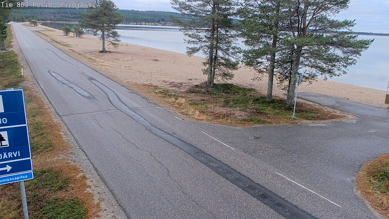 Kelikamerat Kuva Tie 863 Livojärvi, Posio, Lappi